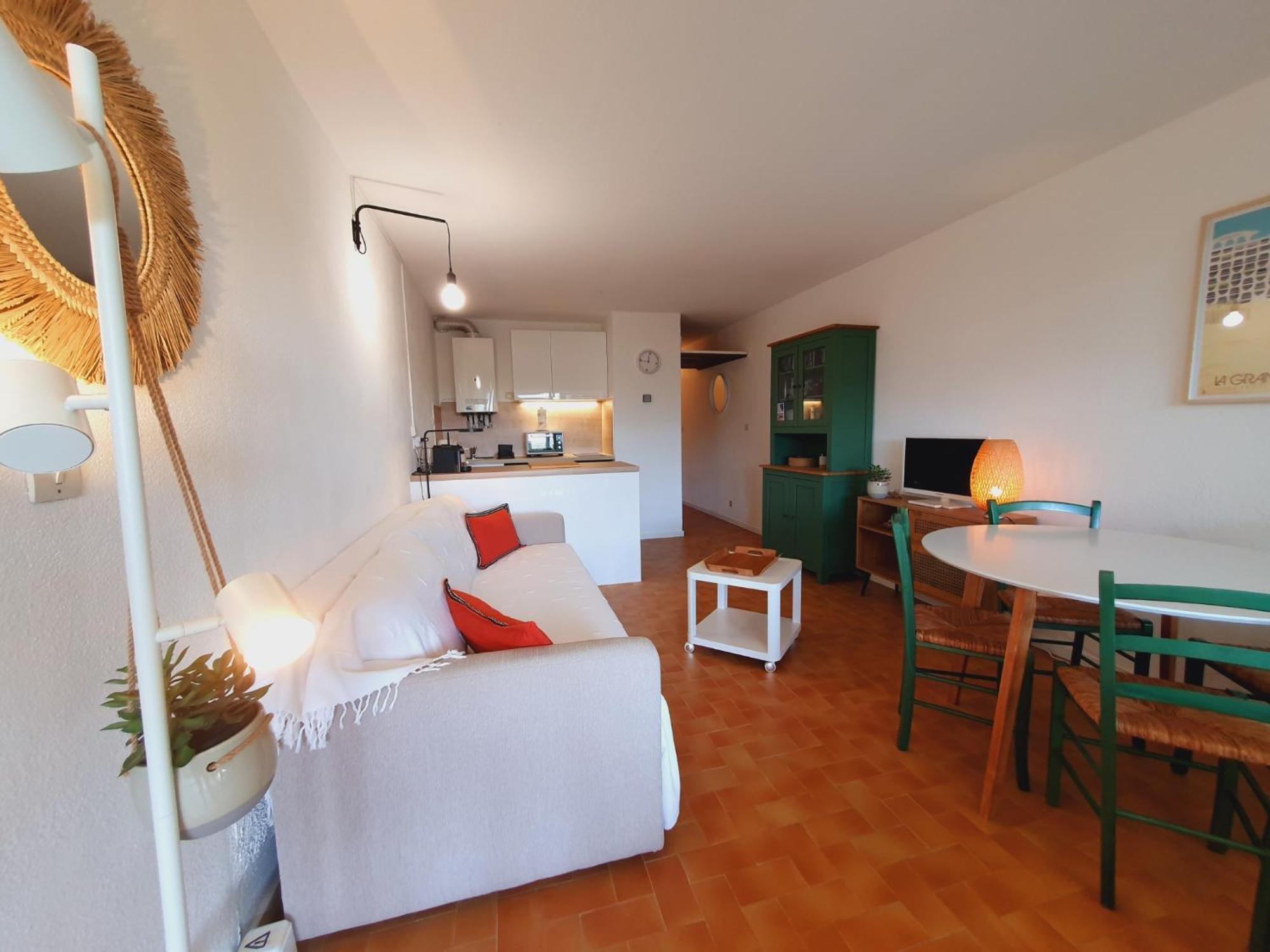 T2 Traversant Familial Cap Sud Parking Plages - Rossiconciergerie - Linge En Option La Grande Motte Bagian luar foto